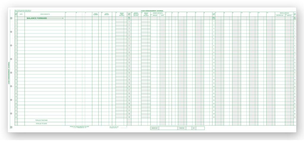 111021N - One-Write Journals - General Expense