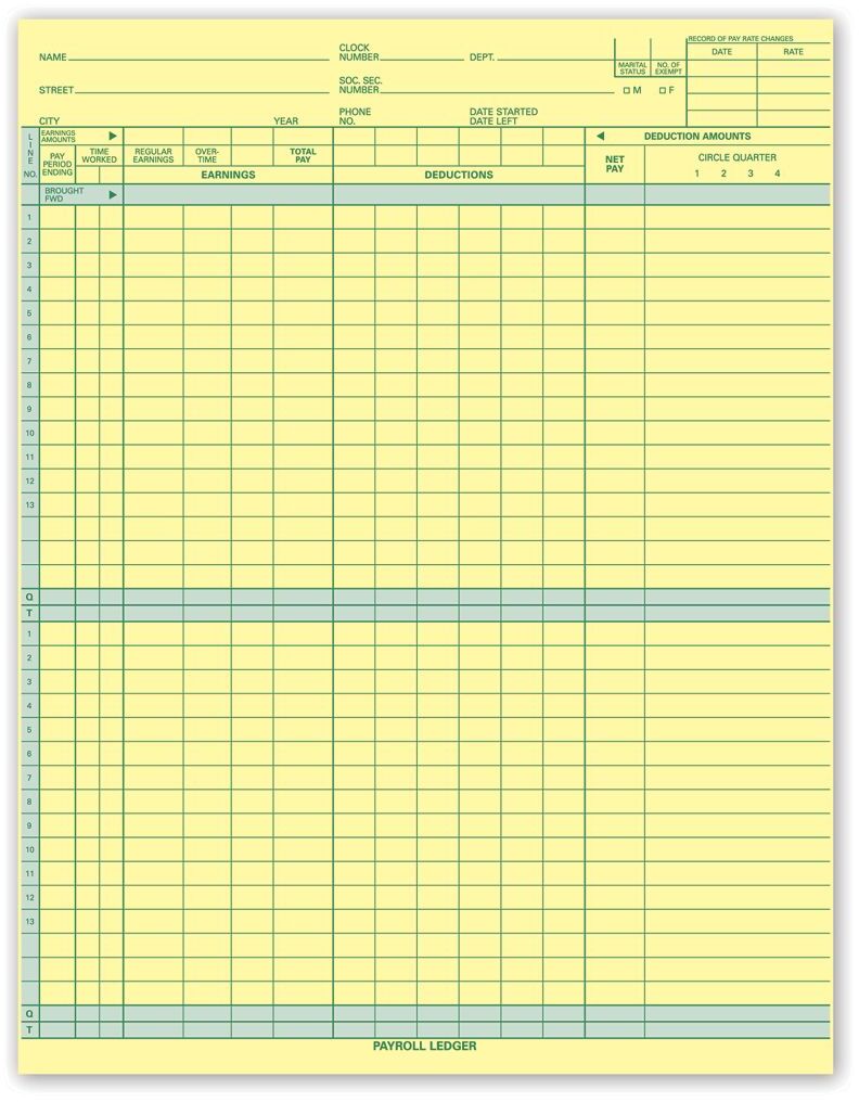 Topwrite Payroll Ledgers