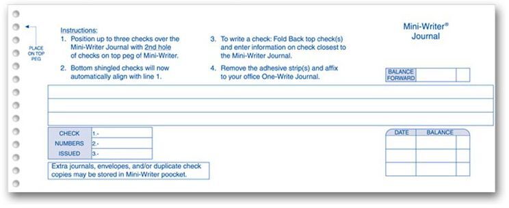 MW400NJ - Mini-Writer® System Journals