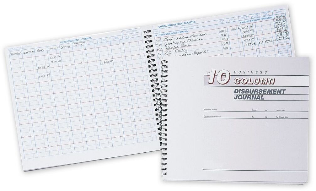 126051N - Disbursement Journals - 10 Columns