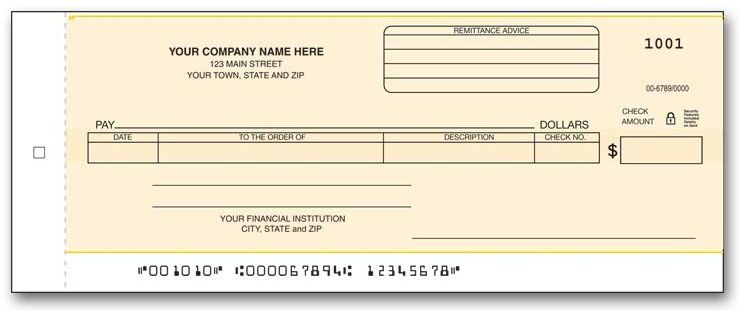 General Disbursement Center Checks