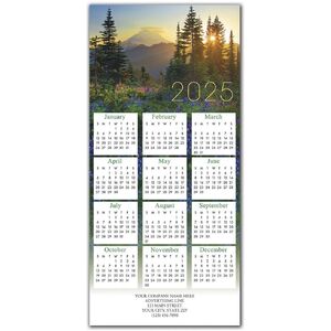 2025 holiday calendar cards for nature lovers