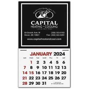 Self-adhesive business calendars offered online