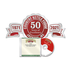 Digital Foil Label with Anniversary Years