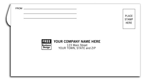 Small custom return envelope printing