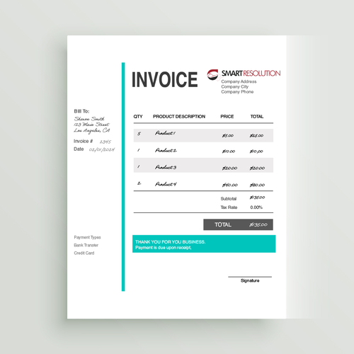 Full color carbonless business forms, glued-edge format