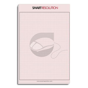 Custom notepad printing on pastel colored paper