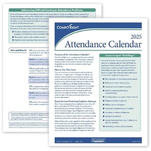 Attendance Calendar Kit