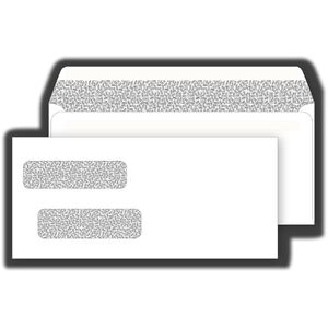 Confidential Self Seal Envelopes - Two Windows