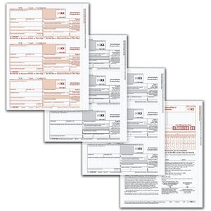 1099 Tax Forms NEC, 3-Part, Carbonless Format